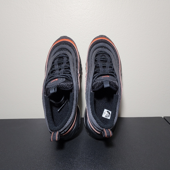 Nike Air Max 97 Safari GS Black Orange DX3088-001 Kids Youth Shoes Size 4.5Y - Picture 7 of 11